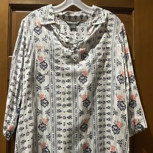Natural Reflections Large 3/4 sleeve, like new